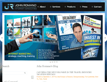 Tablet Screenshot of johnromano.com